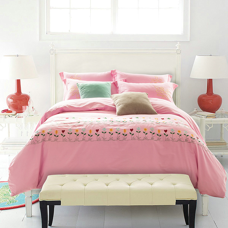 Cotton Embroidered Duvet Set Manufacturers, Cotton Embroidered Duvet Set Factory, Supply Cotton Embroidered Duvet Set