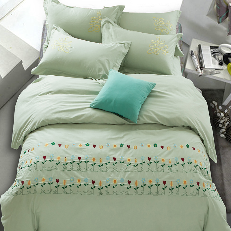 Cotton Embroidered Duvet Set Manufacturers, Cotton Embroidered Duvet Set Factory, Supply Cotton Embroidered Duvet Set