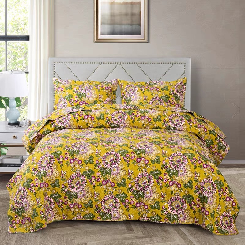 American quilting duvet set Bed cover