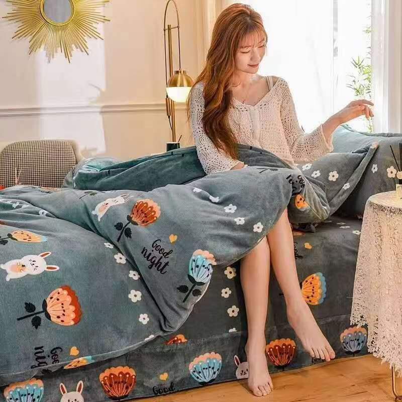 Milk Velvet Textile Printing Duvet Set Manufacturers, Milk Velvet Textile Printing Duvet Set Factory, Supply Milk Velvet Textile Printing Duvet Set