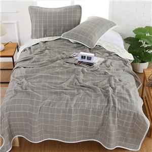 Giant Cotton Grid Towel Blanket