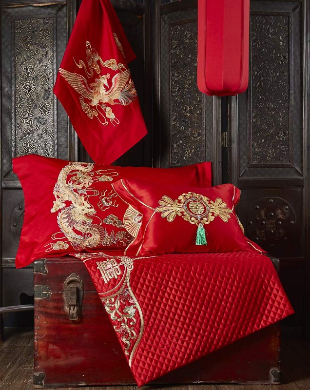 Red Cotton Embroider Wedding Kit Manufacturers, Red Cotton Embroider Wedding Kit Factory, Supply Red Cotton Embroider Wedding Kit