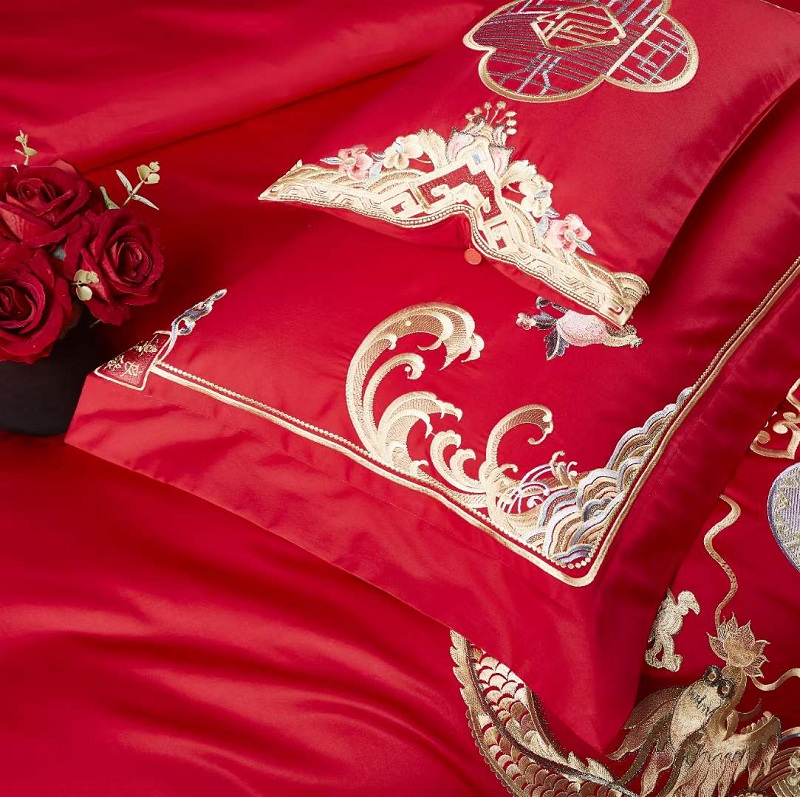 Red Cotton Embroider Wedding Kit Manufacturers, Red Cotton Embroider Wedding Kit Factory, Supply Red Cotton Embroider Wedding Kit