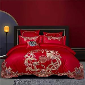 Red Cotton Embroider Wedding Kit