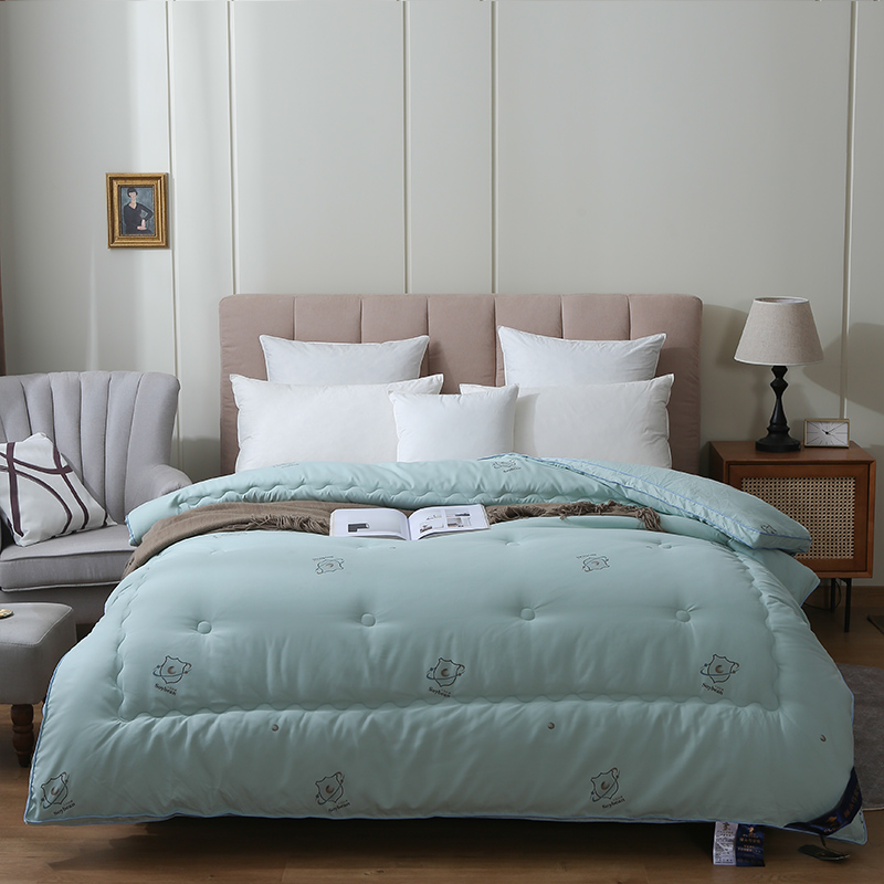 Soybean fiber antibiosis Solid edge winter quilt